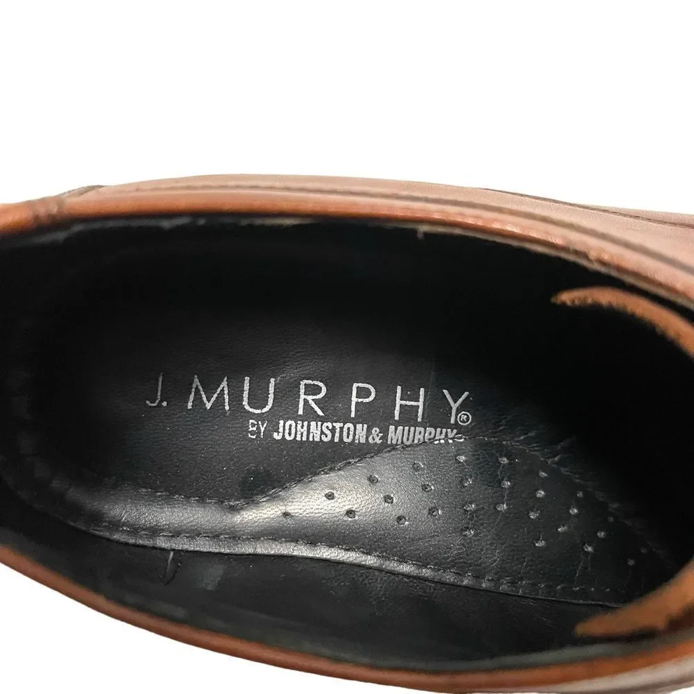 JOHNSTON & MURPHY Men's Lancaster Cap Toe Oxfords 10